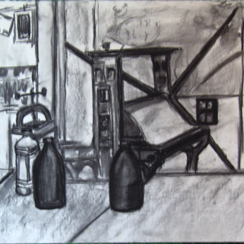 Dessin d'atelier école des beaux artss cambrai réalisé par LouVe